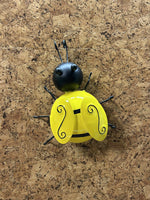 Gul bi figur i metal - Billede 2