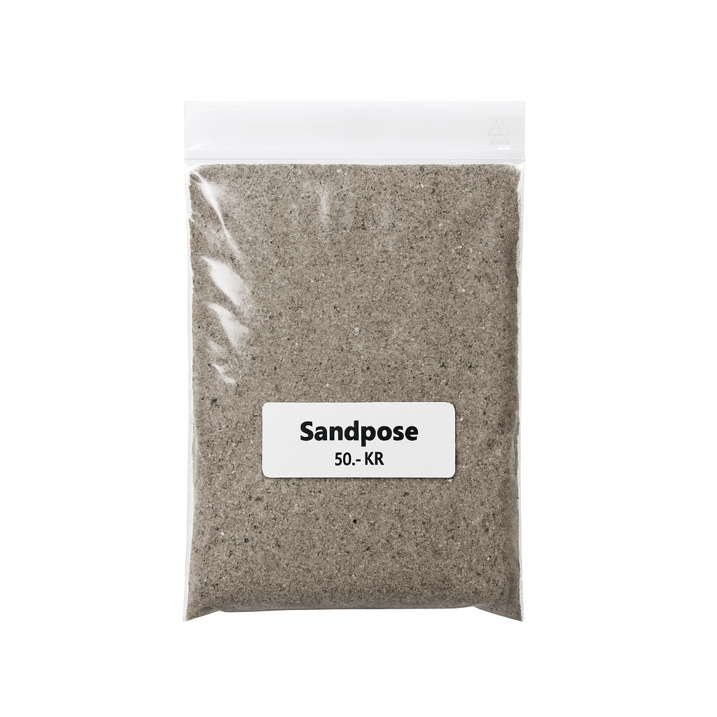 Fin sandblanding - 250 gram