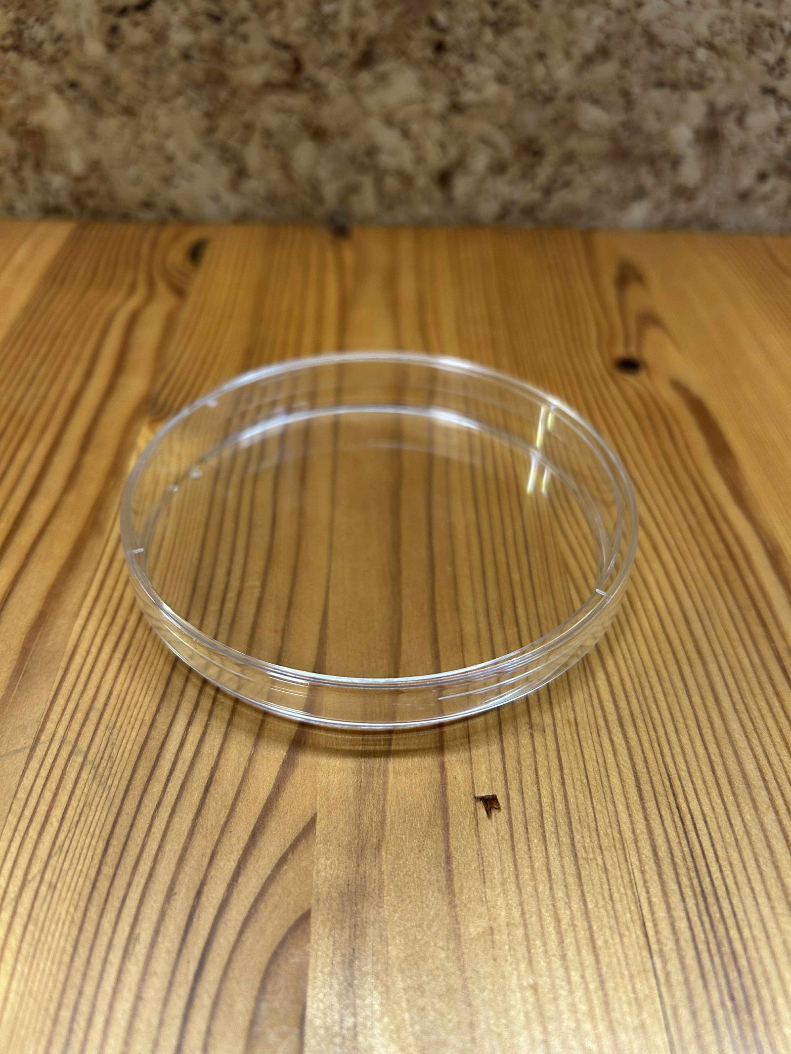 Petriskål i plast med låg – gennemsigtig laboratorie skål