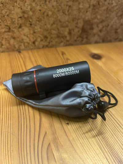 Kikkert monokular med taske – kompakt kikkert til rejser og natur