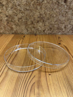 Petriskål i plast med låg – gennemsigtig laboratorie skål