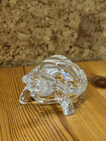 Glas Skildpadde Figur – Elegant Design - Billede 1